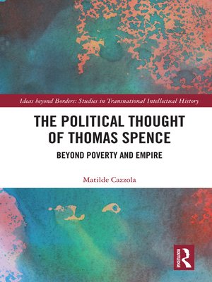 cover image of The Political Thought of Thomas Spence